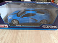 1:18 CORVETTE BLUE DIECAST BY MAISTO