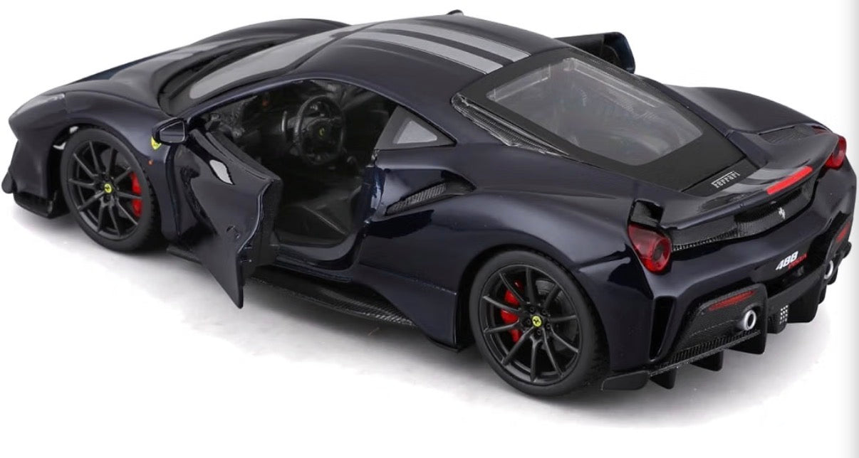 1/24 Ferrari 488 Pista dark blue by Bburago