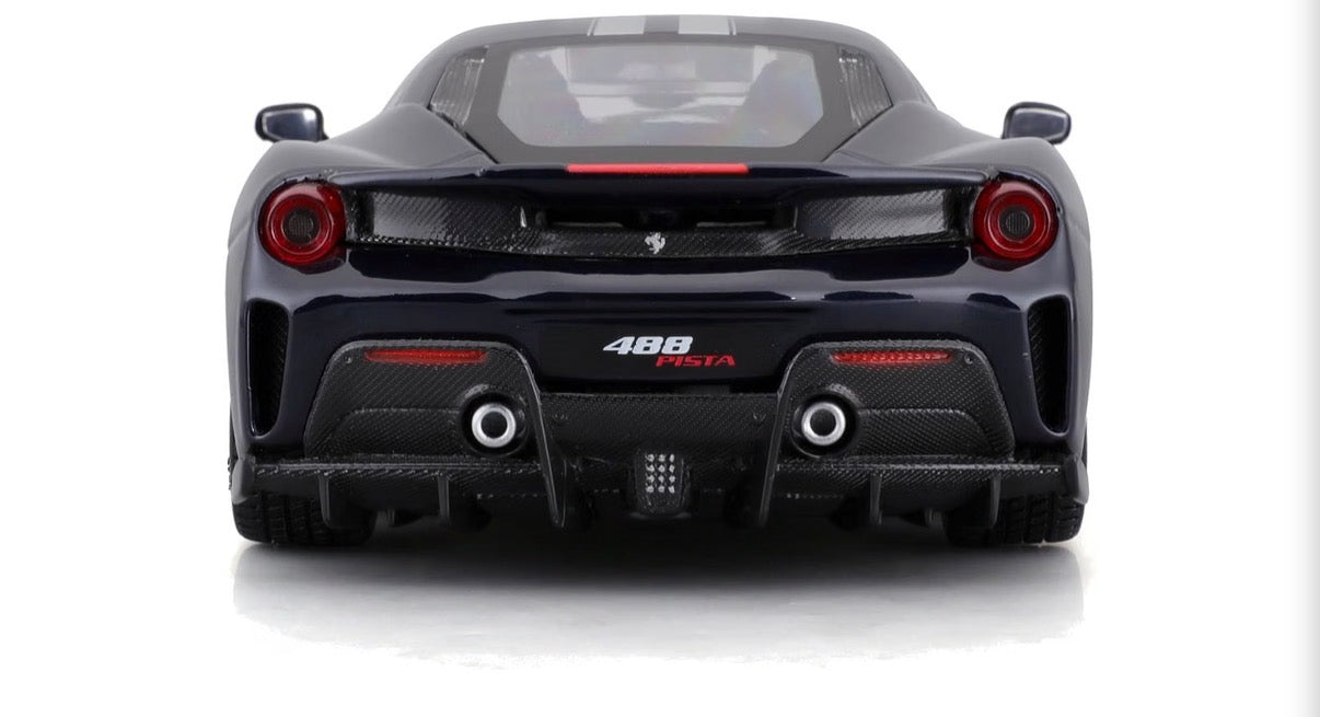 1/24 Ferrari 488 Pista dark blue by Bburago